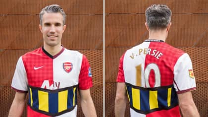 Robin Van Persie Gets A Special Mashup Shirt To Celebrate His Football Career