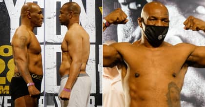 Mike Tyson Weighs In At Lightest For 23 Years Before Intense Face-Off With Roy Jones Jr