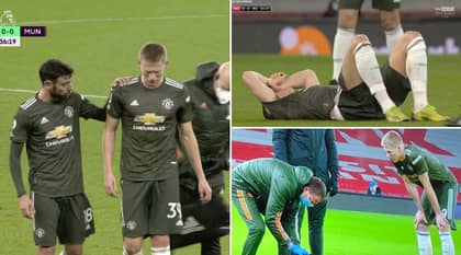Man United Fans Think Scott McTominay Was Subbed Off 'Due To A Bad Stomach' During Arsenal Match