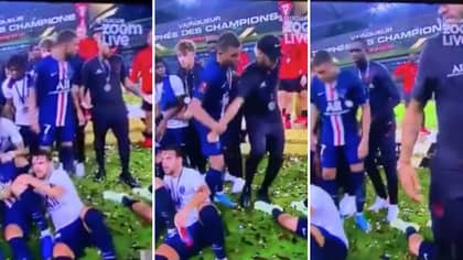 Kylian Mbappe Yanked Neymar Out Of PSG Team Photo After Winning French Super Cup