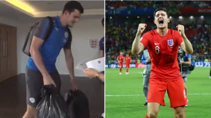 Harry Maguire Was Told Off By His Mum After Arriving At England Training Session With Bin Bag