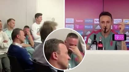 Franck Ribery In Tears At Rafinha's Farewell Press Conference