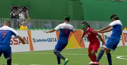 WATCH: Blind Iranian Player Scores Messi-Esque Goal At Paralympics