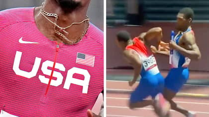 Men's 4x100m Relay Favourites United States OUT After Almost Dropping Baton During Heats