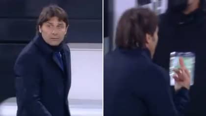 Antonio Conte Showed His Middle Finger To Juventus' President At Half-Time