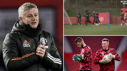 Ole Gunnar Solskjaer Asks For 'Smiley Pictures Of De Gea & Henderson' In Hilarious Training Footage