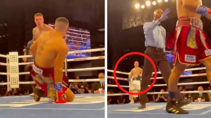 New Angle Of George Kambosos' Knockdown Of Teofimo Lopez Shows Just How Much Power He Possesses
