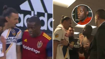 Zlatan Ibrahimovic Confronts Nedum Onuoha In Changing Room After On-Field Clash
