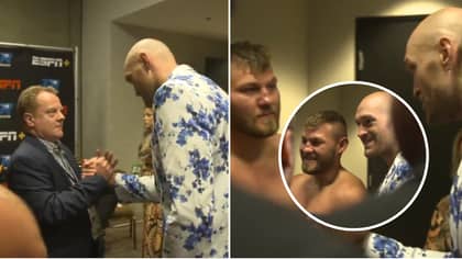 Tyson Fury Went Into Tom Schwarz's Dressing Room After The Fight In Class Gesture