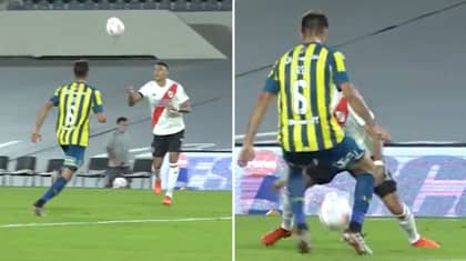 River Plate Forward Matias Suarez Nutmegs Opponent With A Chest Control And It's Pure Filth 