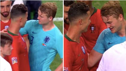 People Think Cristiano Ronaldo's Chat With Matthijs De Ligt Convinced Him To Join Juventus