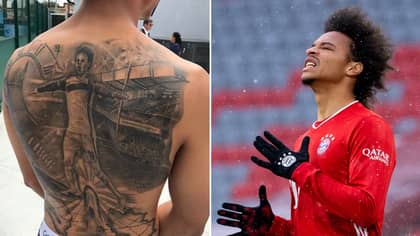 Leroy Sane Regrets Huge Back Tattoo He Got When At Manchester City