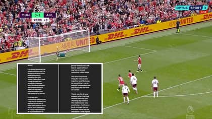Bruno Fernandes Gives Emotional Two Page Statement Following His Penalty Miss Vs Aston Villa