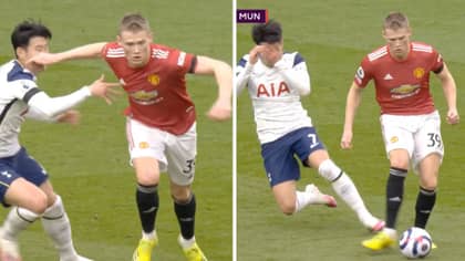 Edinson Cavani's Goal Against Spurs Ruled Out Due To Scott McTominay 'Foul' On Heung-Min Son