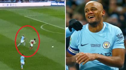 Reporter Asks Kompany About Outpacing Aubameyang, His Reaction Is Brilliant 