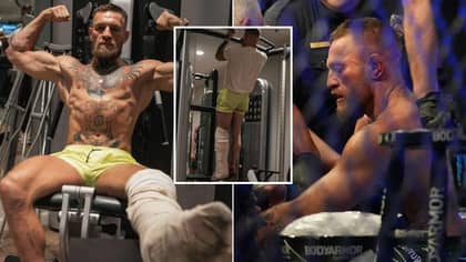 Conor McGregor Is Already Back In The Gym After Surgery On Broken Leg
