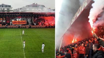 The Scenes From Galatasaray's U19's Game Earlier Is Actually Insane