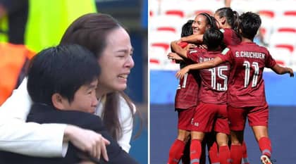 Thailand Score First World Cup Goal And Management Can't Hold Back Their Tears Of Joy