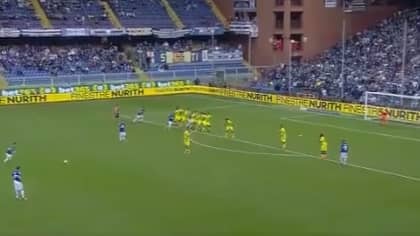 Watch: Sampdoria Player Whacks In The Best Free-Kick You'll See This Season