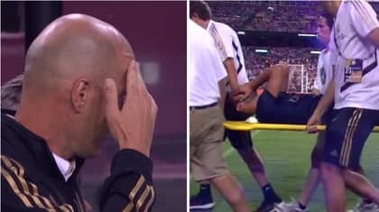 Zinedine Zidane Couldn't Watch After Marco Asensio Suffered A Horrific Injury Against Arsenal 