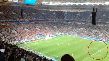 Fan Footage Shows England Trying To Score When Croatia Were Celebrating Goal