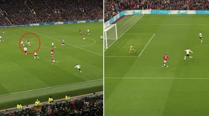 Bruno Fernandes Produces Sublime Outside-Of-The-Boot Assist For Marcus Rashford
