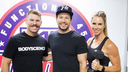 Hollywood Actor Mark Wahlberg Trains At F45 Class In Sydney