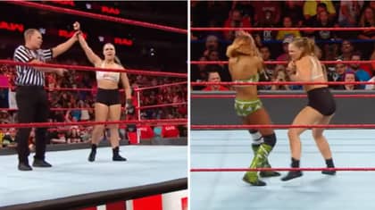 Ronda Rousey Makes Her Televised WWE Debut In Destructive Win