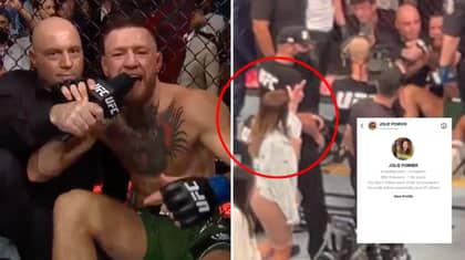 Dustin Poirier's Wife Flipped Off Conor McGregor After Instagram DM's Comment During Post-Fight Interview