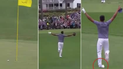 Tony Finau Sinks Hole-In-One, Snaps His Ankle While Celebrating, Then Pops It Back In