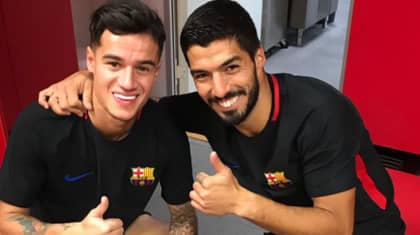 Luis Suarez Welcomes Coutinho To Barcelona, Liverpool Fans Lose Their Sh*t