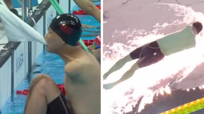 Superhuman Swimmer With No Arms Shatters His Own Record In Paralympics Backstroke Final