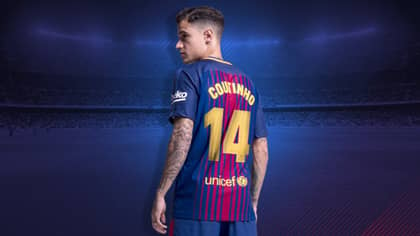 Philippe Coutinho Officially Handed Johan Cruyff's Iconic No.14 Barcelona Shirt 