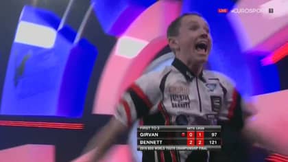 Teenager Leighton Bennett Celebrates Wildly After 121 Check Out To Win BDO Youth Trophy