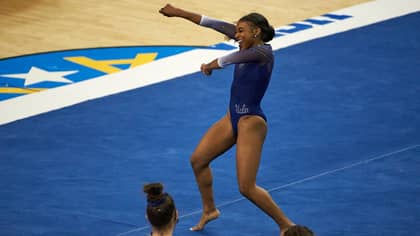 Sports Fans Go Wild Over Nia Dennis' Viral Black Culture Gymnastics Routine