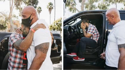 Dwayne Johnson Gifts Navy Veteran A 'Personal Custom Truck' After Hearing His Incredible Story