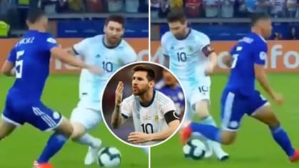 Lionel Messi's Incredible Movement Left Paraguay Player Absolutely Helpless