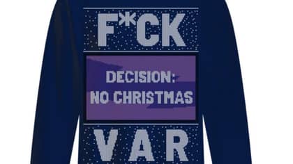 You Can Buy A 'F*ck VAR' Christmas Jumper Online