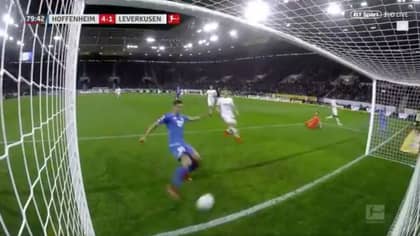 Ishak Belfodil Denied First Career Hat-Trick After Hoffenheim Teammate Pokes The Ball In On The Line
