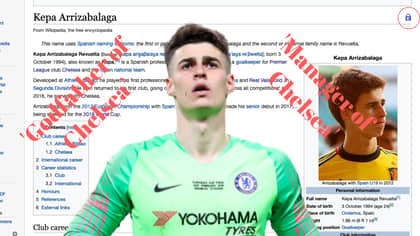 Wikipedia Forced To Lock Kepa Arrizabalaga's Page After Chelsea Fans Keep Editing His Profile