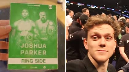 Watch: LAD Blags His Way Into The Ring After Joshua vs Parker