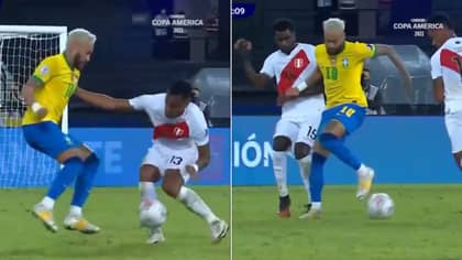 Neymar Destroys Three Peru Players With Incredible Piece Of Skill During Brazil's Copa America Win