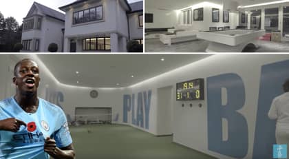 Benjamin Mendy Has A Football Pitch Inside His House And It's Insane