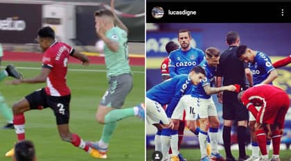 Liverpool Fans Call Karma After Lucas Digne's Red Card Against Southampton