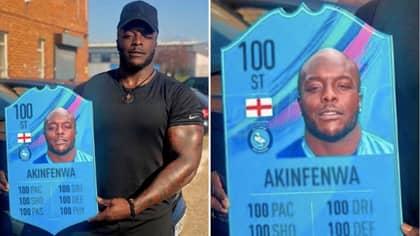 Adebayo Akinfenwa Becomes First Player To Receive 100-Rated FIFA Card