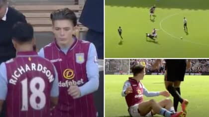 A Young Jack Grealish Got Kicked All Over The Park On His Home Premier League Debut For Aston Villa 