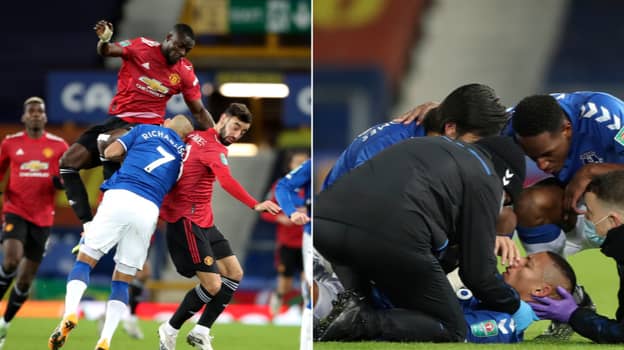 Eric Bailly And Richarlison Share DMs After Head Injury Incident