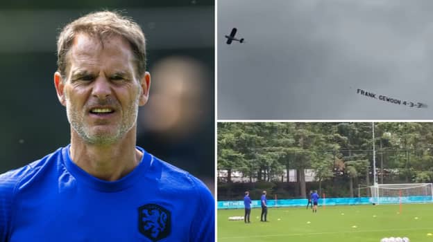 ​A Plane Has Flown Over Netherlands Training Ground With Message To Frank De Boer About His Tactics