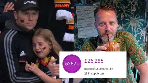 Man Finally Explains Why He Set Up JustGiving Page For Crying German Girl As Total Passes £25,000