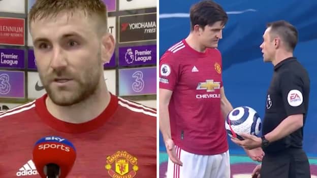 Luke Shaw Claims Referee Didn't Award Penalty Through Fear Of Controversy